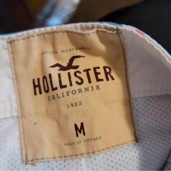 Hollister Plaid 8" Swim Trunks Board Shorts Size Medium - Picture 4 of 9